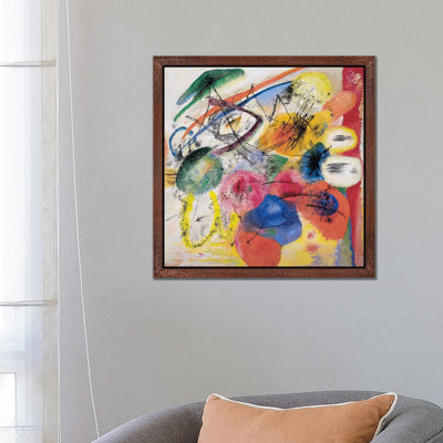 Black Lines by Wassily Kandinsky - Floater Frame Painting on Canvas