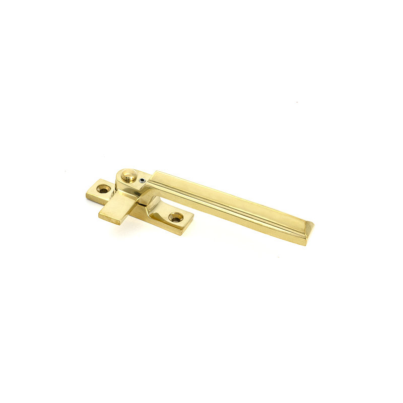 Art Deco Locking Fastener - RH, Polished Brass