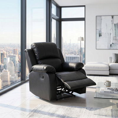 Fauteuil de repos manuel Idoo en cuir végétalien (1 pièce)