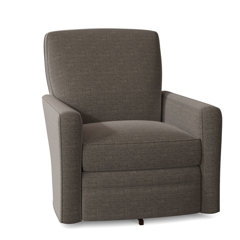 Idana Upholstered Swivel Armchair, Index 42 Gray Performance Twill, Yes