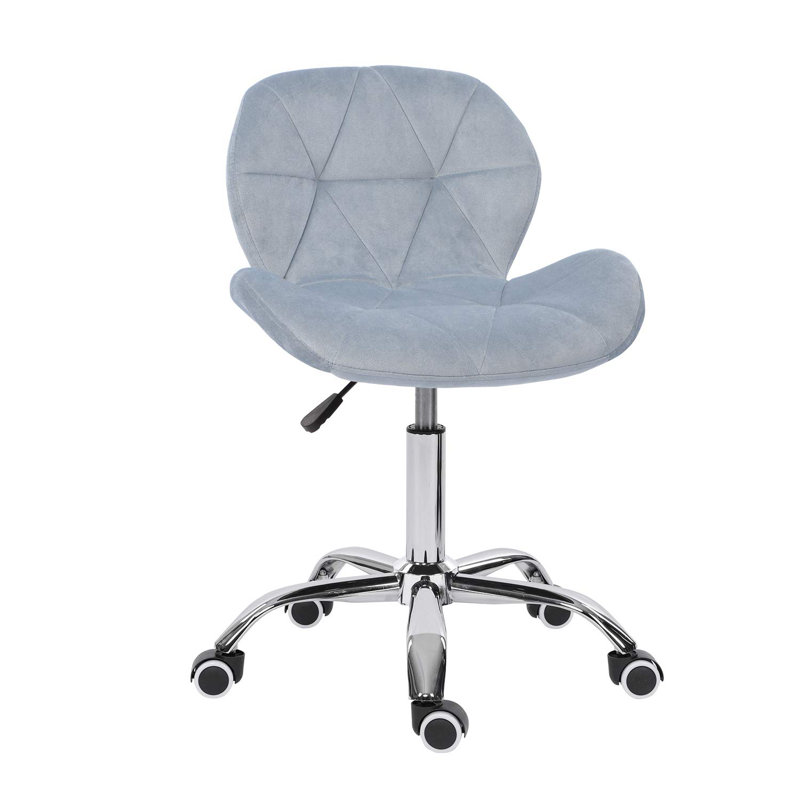 Erltrud Velvet Office Chair, Green, Velvet