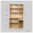 70.87" Tall Wardrobe& Kitchen Cabinet, with 6-Doors, 1-Open Shelves and 1-Drawer for bedroom-322793489