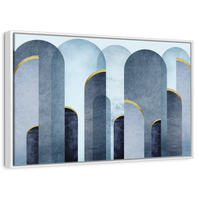 Arches bleu Mid-Century