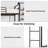 Twin Over Twin Metal Bunk Bed with High Guardrail and Ladder, Convertible Metal Bunk Beds for Kids/Teens/Adults,Easy Assembly,Black-417707646