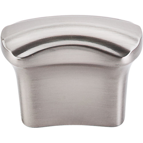 Victoria Falls 3/4" Center to Center Rectangle Knob, Brushed Satin Nickel