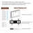 Multi-Function TV Stand Height Adjustable Bracket Swivel 3-Tier-51845294