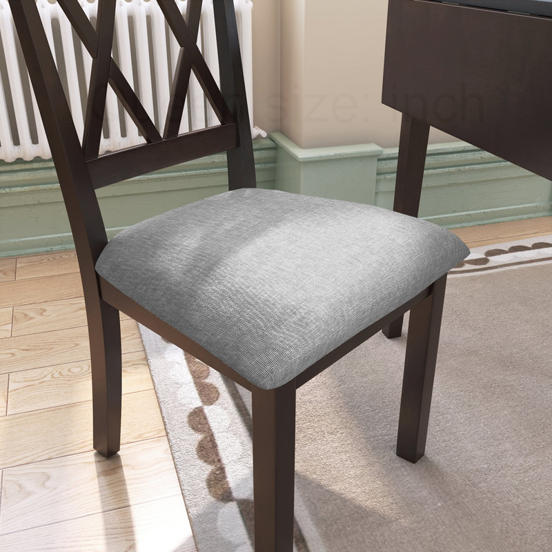 Ensemble de 2 chaises de salle à manger, Espresso