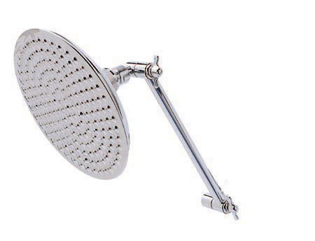 Pomme de douche réglable à volume réglable, Chrome poli