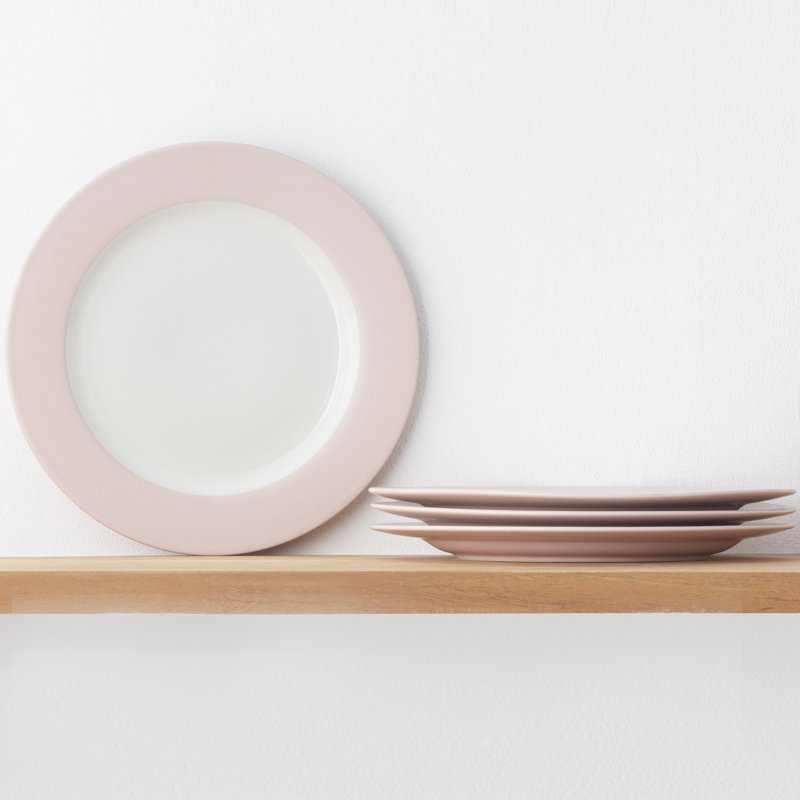Assiettes plates Noritake Colorwave, 11 po, Rose