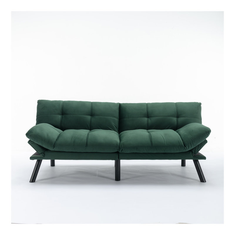 Convertible Folding Modern sofa Bed, Emerald