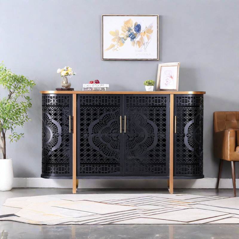 Armoire rétro noire
