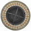 BRAVA FIRE PIT 60cm Mosaic Table with San Remo Chair Garden Set