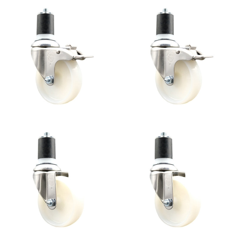Swivel Stem Caster, 4" H x 4" W