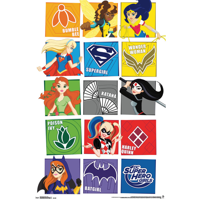 « dc super héros », impression sur papier