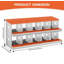 Boîte de nidification pour poulets, boîte de nidification pour poulets à 10 compartiments, boîte à œufs de poule en acier à deux niveaux avec grands trous ventilés, fixation murale pour faciliter la collecte des œufs-625446596