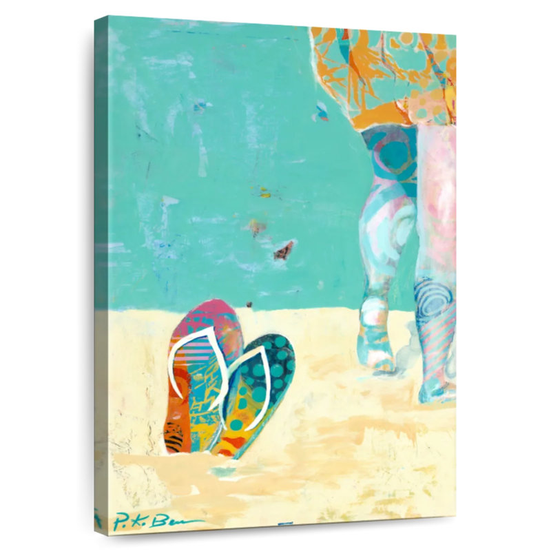 Gillard sur le sable Gillard, H 39 po x l 26 po