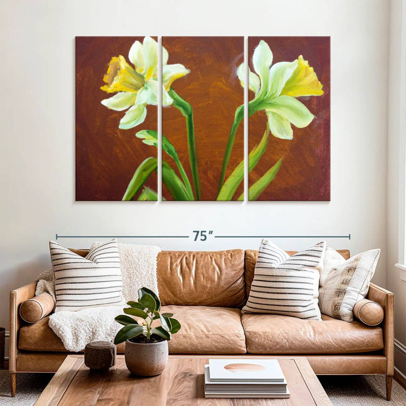 Peinture Harnek Narcissus, H 42 po x l 65 po