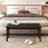 Ahnari Polyurethane (PU) Upholstered Bench-1266129363