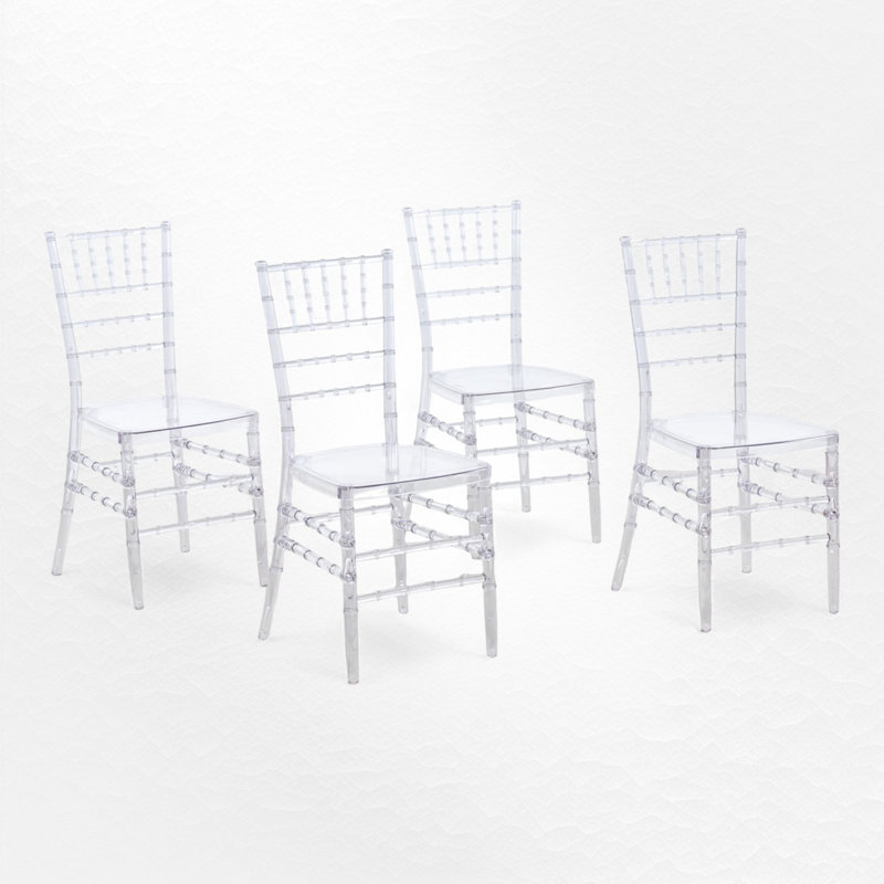 Stacking Clear Side Chair (Set Of 4)