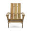 Chaise Adirondack pliable en bois d'acacia pour la détente en plein air-627559392