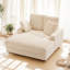 Sofa Bed Indoor With Throw Pillows And Armrests, Plush Chair Bed For Living Room, Sleeper Chair-1089570321