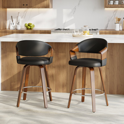 Tabouret de bar 26 po Mid-Century