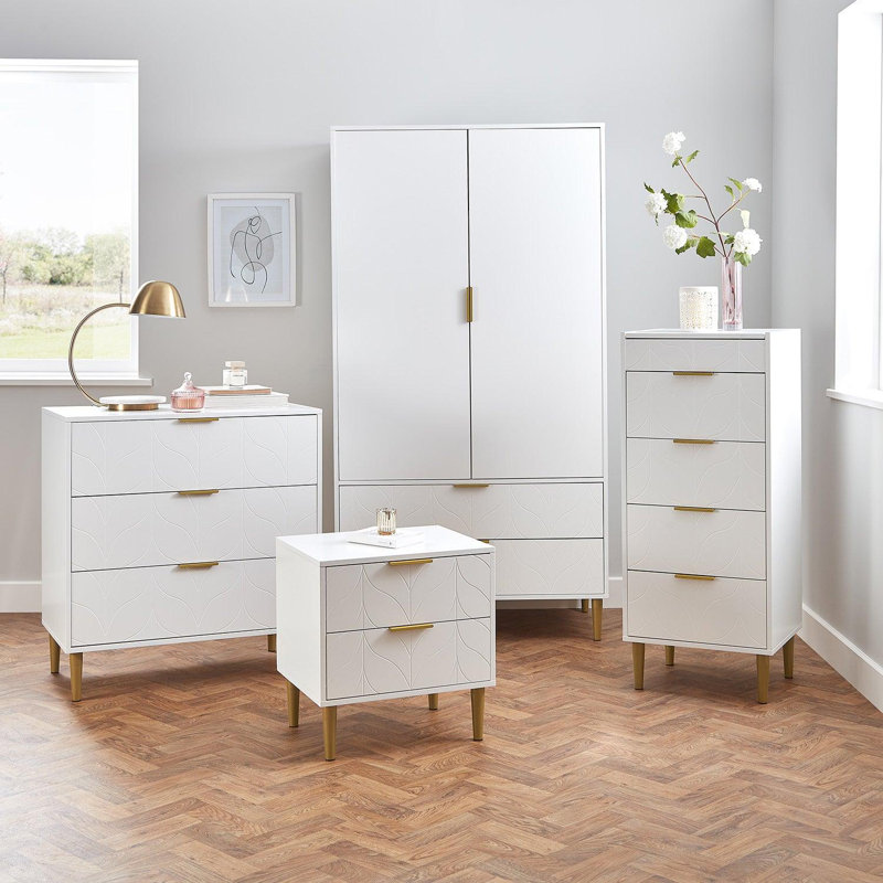 Adams Piece Bedroom Set, White