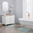 Laura Ashley Crochet Machine Washable Cotton 2 Pieces Bath Rugs-22342833