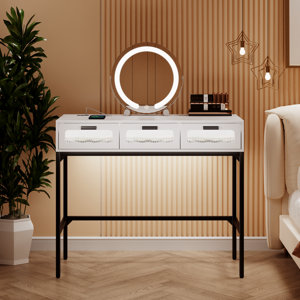 (incomplete)Guisao 3 Drawer Vanity with Light