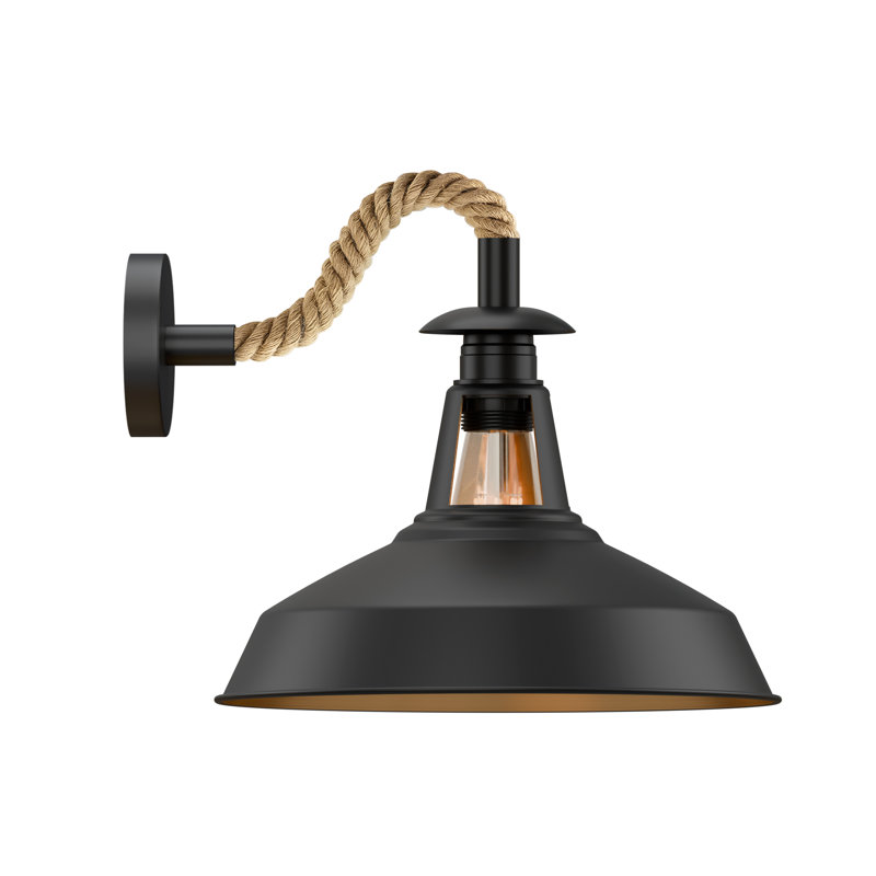 Mairead Armed Sconce, Yes, Black Gold Inner