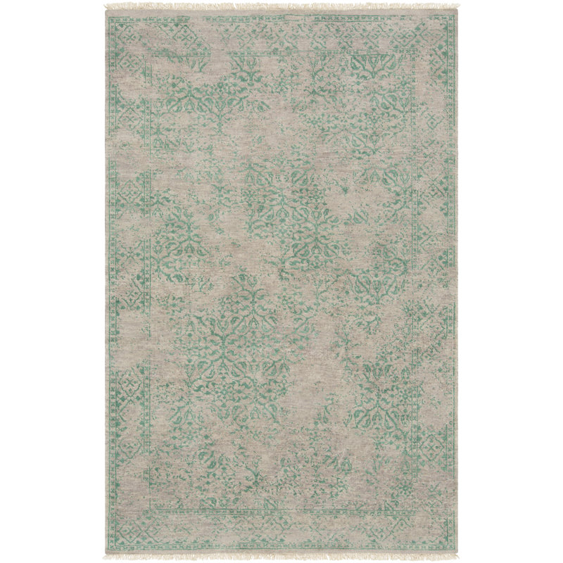 Lazzaro Wool Abstract Indoor Rug, Rectangle 5'6" x 8'6"