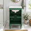 Meuble-lavabo compact avec lavabo, portes à fermeture douce et tablette réglable-1428808769