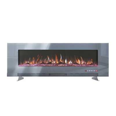 Tanisha Belfry Heating 182.9cm W Electric Fireplace with 5000 BTU