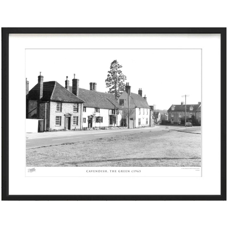Cavendish, The Green C1965 by Francis Frith - Single Picture Frame Print, 28cm H x 36cm W x 2.3cm D