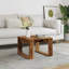 Table d'appoint carrée en bois d'ingénierie minimaliste-550875595