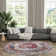 Teshawna Esmay Performance Blue/Red Medallion Rug