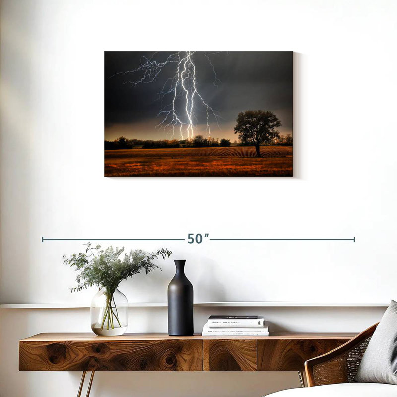 Alvord Field Lightning, 20" H x 30" W
