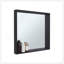 Armoire à pharmacie avec miroir et rangement Dakota, rangement mural pour salle de bain Mordern, noir-254347765
