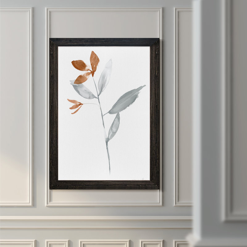 « simple radical ii »-cadre photo, reproduction d’art, H 44 po x l 32 po x P 1,25 po, Toile avec cadre noir, Pas de tapis