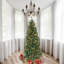 7' Lighted Artificial Fir Christmas Tree