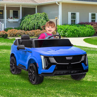 24V Kids Electric Ride-On Car 2-Seater Battery-Powered Vehicle with Remote Control, LED Lights, Bluetooth Music, Smooth Start for Boys & Girls (Ages
