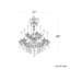 Milano 12 Light 31in x 40in Two-Tier Chandelier in French Gold with Clear Radiance Crystals-2064609416-2064609419
