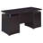 Rochelle Cappuccino 2-Drawer Office Computer Desk-1429781510