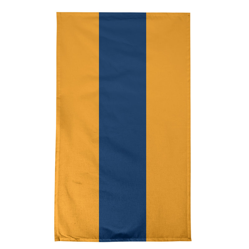 Serviette de thé à rayures pour équipe de football baltimore retour, Cotton Blend, Or / bleu marine / or Basketball Utah