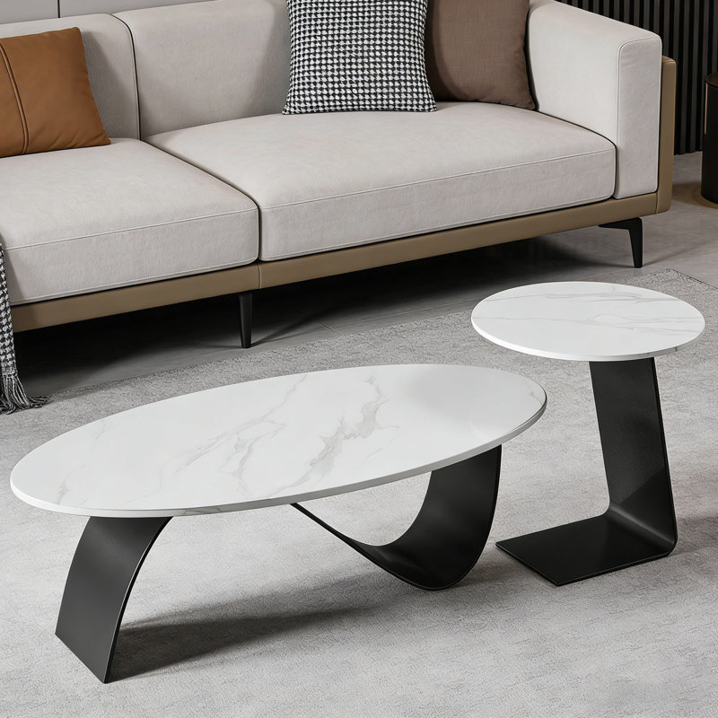 Arnav, Blanc / gris clair, H 15,74 po x L 47,24 po x l 23,62 po
