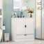 Meuble-lavabo simple 30 po avec comptoir en céramique-2104949302