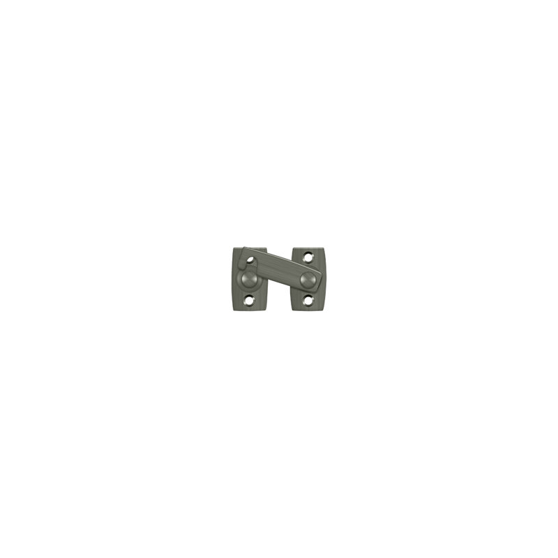 Brass Latch/Catch/Bolt, Antique Nickel