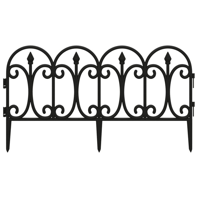 Rudi 32.5cm H x 60cm W Edging, Black