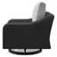 Fauteuil pivotant d'extérieur avec coussin Gennelle