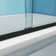 Opal Mirage MCOCOD 60" W x 66" H Double Smooth Sliding Semi-Frame Tub Door with 3/8"(10mm)Clear Glass